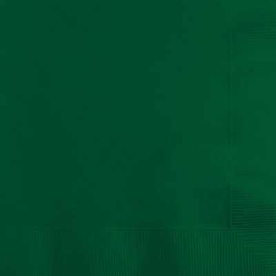 Creative Converting Hunter Green Beverage Napkins 3 ply, 150 Count (DTC573124BBNAP)