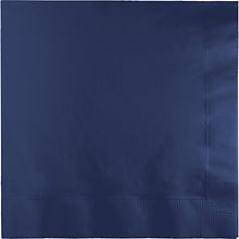 Creative Converting Navy Blue Dinner Napkins 3 ply, 75 Count (DTC591137BDNAP)