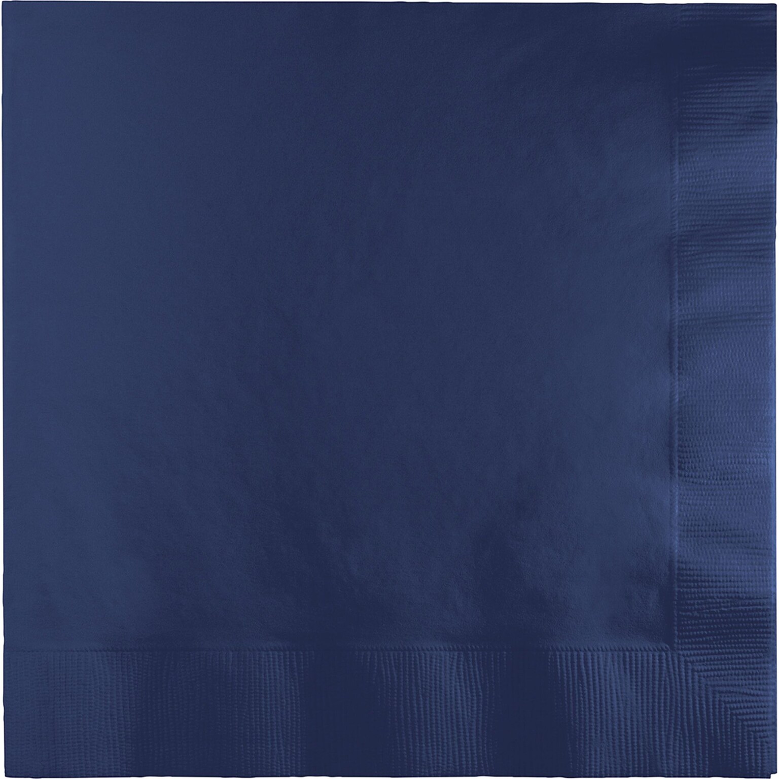 Creative Converting Navy Blue Dinner Napkins 3 ply, 75 Count (DTC591137BDNAP)