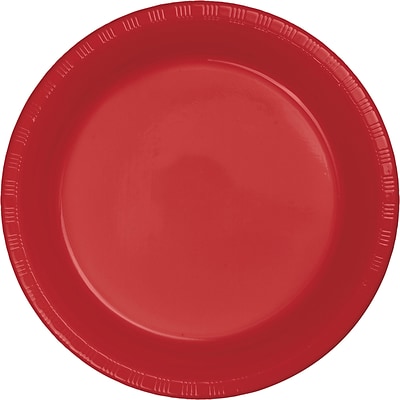 Creative Converting Classic Red Plastic Plates, 150 Count (DTC28103121BDPT)