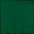 Touch of Color 3 Ply Dinner Napkins, Hunter Green, 25/Pack (593124B)