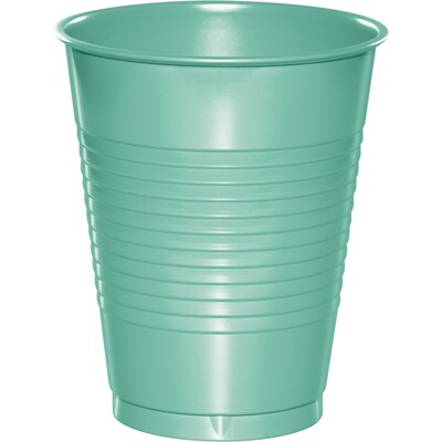 Touch of Color Plastic Cups, 16 Oz., Fresh Mint Green, 20/Pack (318883)