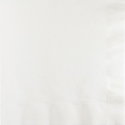 Celebrations 2 Ply Lunch Napkins, White, 20/Pack (523272)