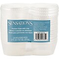 Sensations Clear 2 oz Portion Cups with Lids, 24 pk (317598)