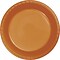 Touch of Color Plastic Banquet Plates, Pumpkin Spice Orange, 20/Pack (324809)