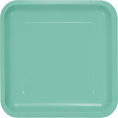 Touch of Color Paper Dinner Plates, Fresh Mint Green, 18/Pack (318886)