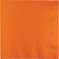 Touch of Color 3 Ply Lunch Napkins, Sunkissed Orange, 50/Pack (58191B)