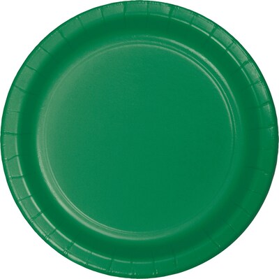 Celebrations Paper Dinner Plates, Emerald Green, 8/Pack (553261)