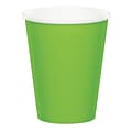 Celebrations Paper Cups, 9 Oz., Fresh Lime Green, 8/Pack (563123)