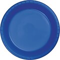 Touch of Color Plastic Dessert Plates, Cobalt Blue, 50/Pack (319035)