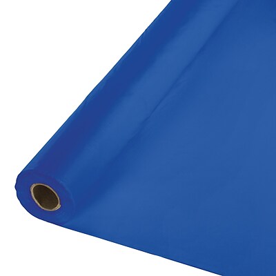 Touch of Color Plastic Banquet Roll, Cobalt Blue (319025)