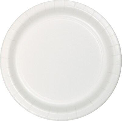 Touch of Color Paper Dinner Plates, White, 75/Pack (483272B)