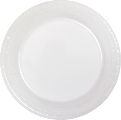 Touch of Color Plastic Dessert Plates, Clear, 50/Pack (28114111B)