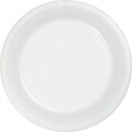 Touch of Color Plastic Dinner Plates, White, 50/Pack (28000021B)