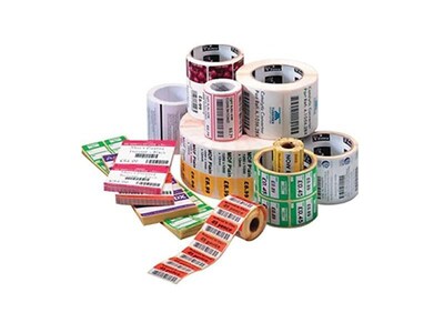 Zebra Technologies Z-Ultimate 3000T Thermal Transfer Labels, 1.25 x 2, Pearl White, 2070/Roll, 8 Rolls/Pack (18940)