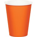 Celebrations Paper Cups, 9 Oz., Sunkissed Orange, 8/Pack (563282)
