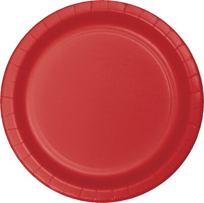 Celebrations Paper Dinner Plates, Classic Red, 8/Pack (553548)