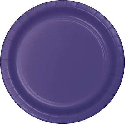 Celebrations Paper Dinner Plates, Purple, 8/Pack (553268)