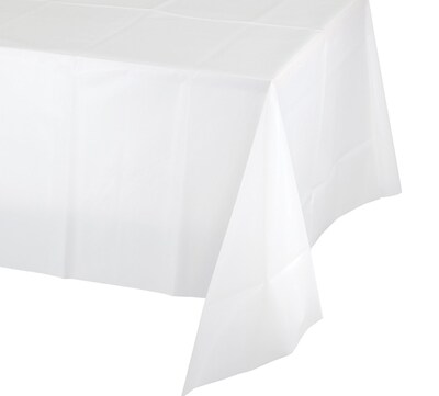 Celebrations Plastic Tablecloth, White (910272)