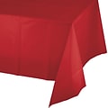 Celebrations Plastic Tablecloth, Classic Red (913548)