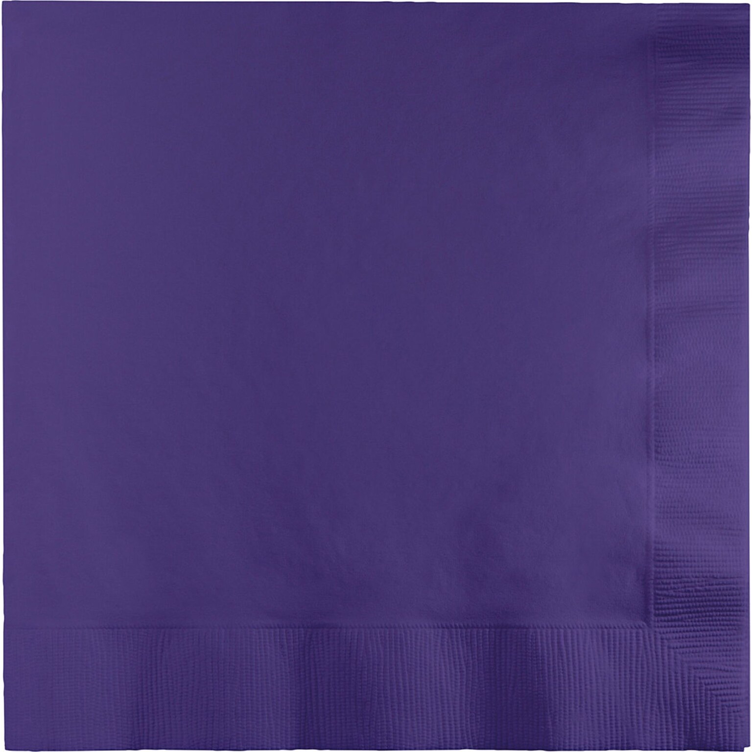 Celebrations 2 Ply Beverage Napkins, Purple, 20/Pack (573268)