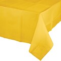 Touch of Color Plastic Tablecloth, School Bus Yellow (710234B)