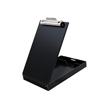 Saunders Redi-Rite Aluminum Storage Clipboard, Letter Size, Black (11018)