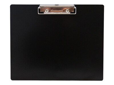 Saunders Aluminum Landscape Clipboard, Letter Size, Black (21522)