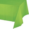 Touch of Color Plastic Tablecloth, Fresh Lime Green (723123B)