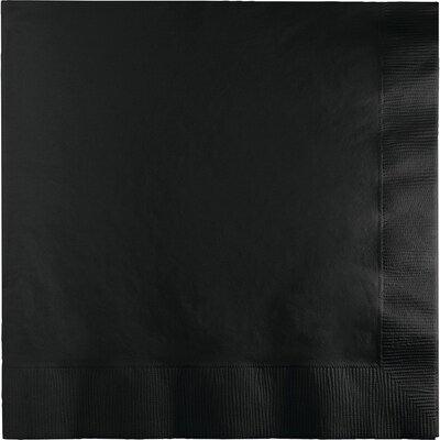 Creative Converting Black Dinner Napkins, 75 Count (DTC59134BDNAP)