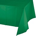 Celebrations Plastic Tablecloth, Emerald Green (913261)