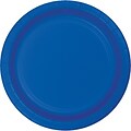 Celebrations Paper Dessert Plates, Cobalt Blue, 8/Pack (317375)