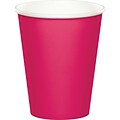 Celebrations Paper Cups, 9 oz., Hot Magenta Pink, 8/Pack (563277)