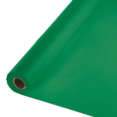 Touch of Color Plastic Banquet Roll, Emerald Green (783261)