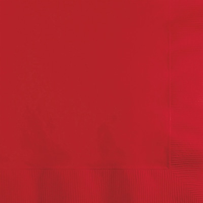 Celebrations 2 Ply Lunch Napkins, Classic Red, 20/Pack (523548)