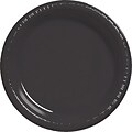 Creative Converting Black Plastic Banquet Plates, 150 Count (DTC28134031BBPT)