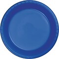 Touch of Color Plastic Plates, Cobalt Blue, 50/Pack (319039)