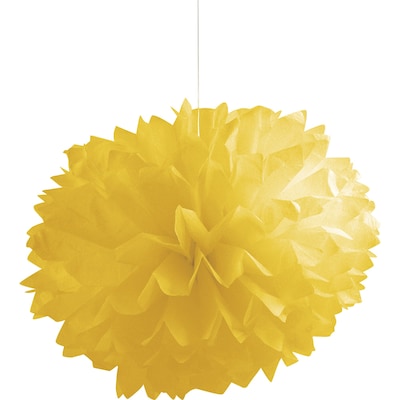 Creative Converting Mimosa Yellow Tissue Balls 3 pk (030242)