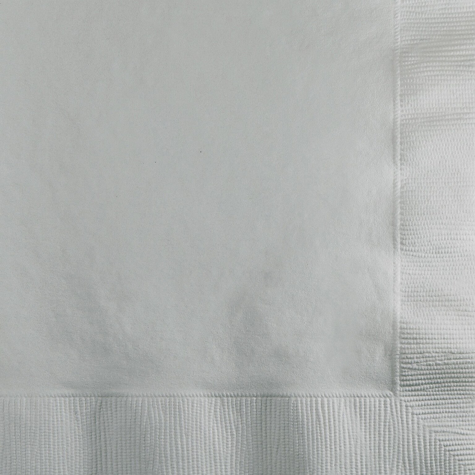 Creative Converting Shimmering Silver Beverage Napkins 3 ply, 150 Count (DTC573281BBNAP)