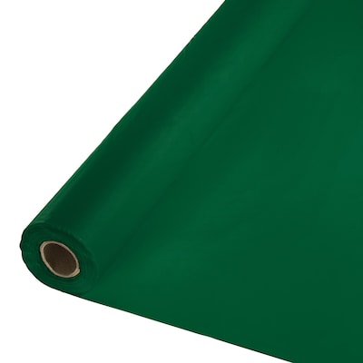 Touch of Color Plastic Banquet Roll, Hunter Green (783124)