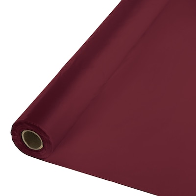 Touch of Color Plastic Banquet Roll, Burgundy (783122)
