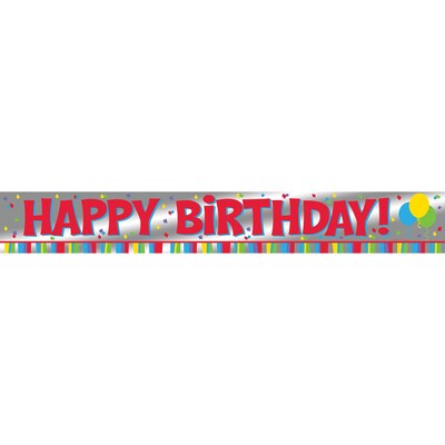 Celebrations Foil Happy Birthday Banner (291889)