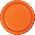 Celebrations Paper Dinner Plates, Sunkissed Orange, 8/Pack (553282)