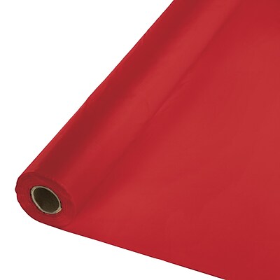 Touch of Color Plastic Banquet Roll, Classic Red (783548)