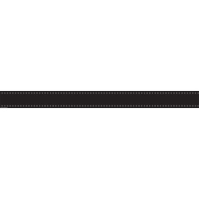 Teacher Created Resources Black Stitch Straight Border Trim (TCR2146)
