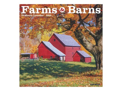 2020 Willow Creek 12 x 12 Wall Calendar, Farms & Barns, Multicolor (06290)