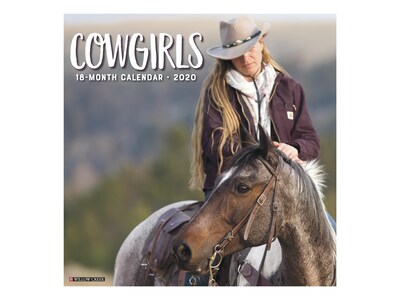 2020 Willow Creek 12 x 12 Wall Calendar, Cowgirls, Multicolor (06092)