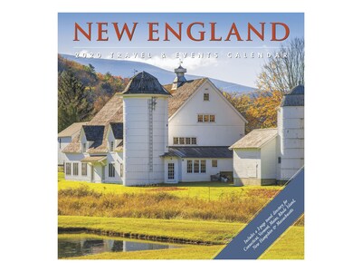 2020 Willow Creek 12 x 12 Wall Calendar, Travel & Events New England, White (07266)