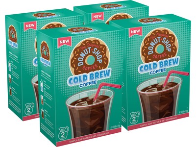 The Original Donut Shop Cold Brew Filter Packs Coffee, Medium Roast (5000202172)