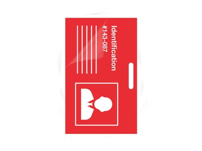 Fellowes Thermal Laminating Pouches, ID Tag, 5 Mil, 100/Pack (52016)